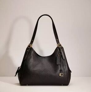 Coach Black Lori Leather Shoulder Bag